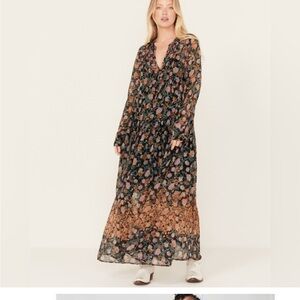 Free People See it Through Maxi Dress, New with Tags, Medium. Like new!